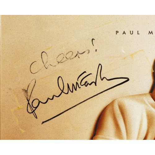 368 - Paul McCartney's Liverpool Oratorio two LP set, with booklet, front of box signed by Paul McCartney,... 