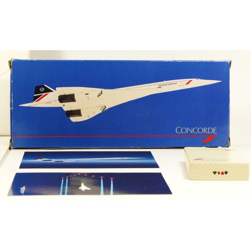 375 - A Concorde presentation pack, 1992, to include an information booklet, menu, pack of cards, two post... 