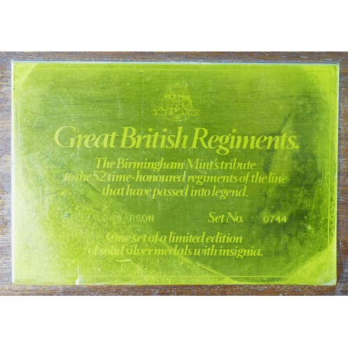 435 - Great British Regiments. Birmingham Mint, Birmingham 1976, a limited edition presentation collection... 