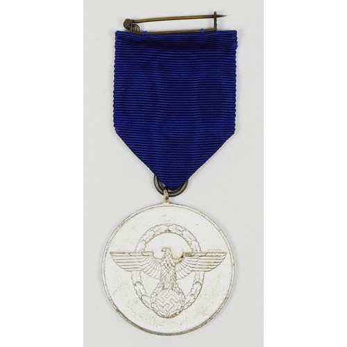 456 - Third Reich Police 8 Year Service Medal, good example of the 8 year service medal issued to German P... 