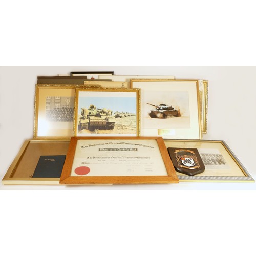 144 - A selection of photograph frames, some containing images together with seven photographic slide boxe... 
