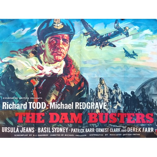 235 - The Dam Busters (1955) film poster, designed by Italian poster painter Angelo Cesselon (1922-1992), ... 