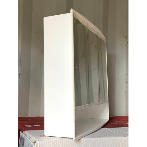 270 - Approximately fourty Jokey Lymo bathroom cabinets, with mirrored front, boxed, 58cm x 15cm x 49cm