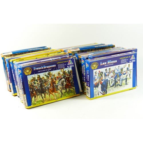 479 - Twenty model kits, by Italeri, infantry, 1:72 scale, to include Cossack Cavalry (6042), British Ligh... 