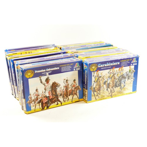 490 - Twenty model kits, by Italeri, infantry, 1:72 scale, to include Scots Greys (6001), Scots Infantry (... 