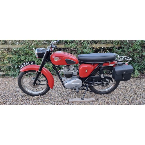 36 - 1960 BSA C15, 249cc. Registration number 243 ALD. Frame number painted over (see text). Engine numbe... 