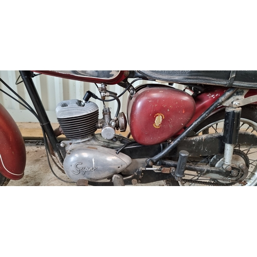 43 - 1965 BSA Bantam D7 Super, 175cc. Registration number BJC 224C. Frame number D7 45777. Engine number ... 