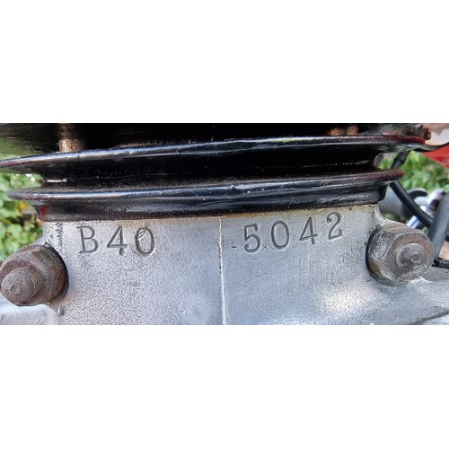 47 - 1963 BSA B40 Star, 343cc. Registration number 369 DJU. Frame number B40 6039. Engine number B40 5042... 