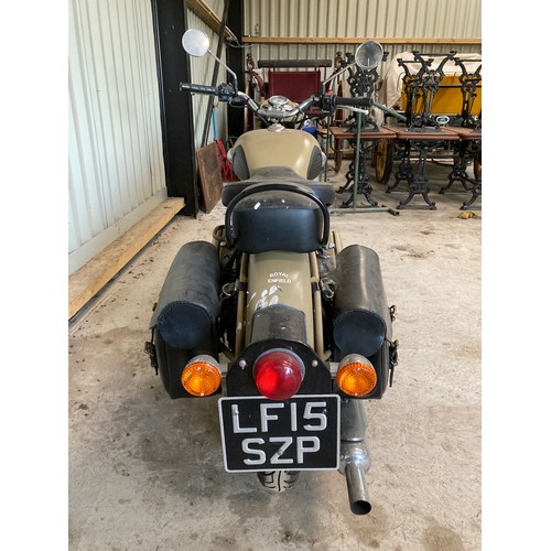 55 - 2015 Royal Enfield Desert Storm, 499cc. Registration number LF15 SZP. Frame number ME3CKECT5FK000259... 