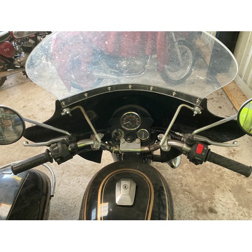 56 - 2008 Royal Enfield Bullet 500 with Squire sidecar, 499cc. Registration number FX08 EXC. Frame number... 