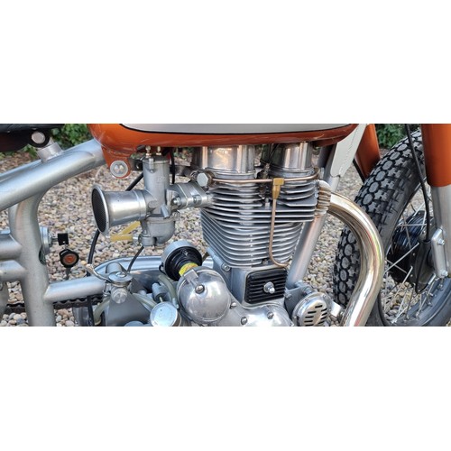 61 - 2004 Royal Enfield Bullet Custom Bobber, 500cc. Registration number KW04 UDP. Frame number not found... 