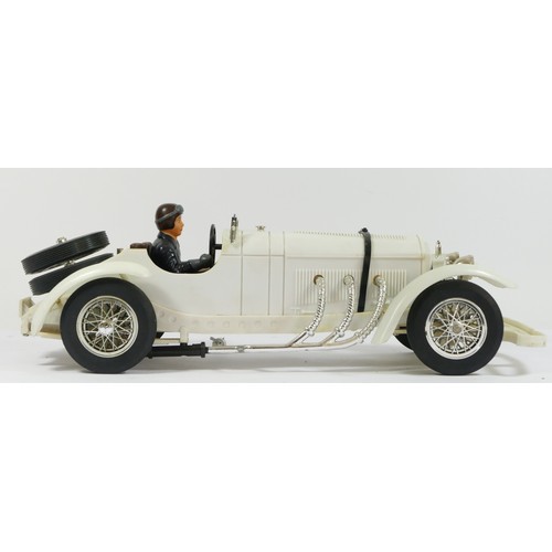 49 - A Einco radio controlled car, Mercedes 1931 open tourer complete with remote, decal stickers, manual... 