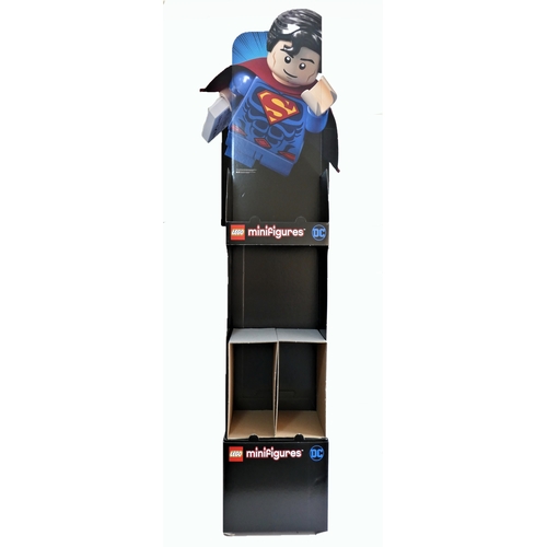 51 - A Lego Minifigure dispenser, DC-20-1, with Lego and DC branding, in the form of Lego Superman, boxed... 