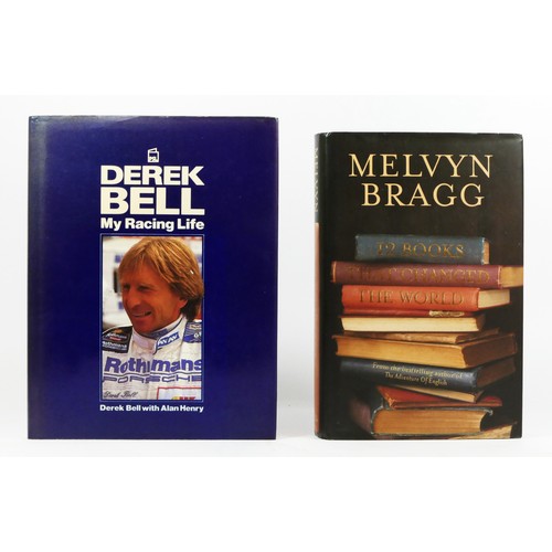 56 - Melvyn Bragg, 12 Boks That Changed The World, hardback, signed by Melvyn Bragg, together with Derek ... 
