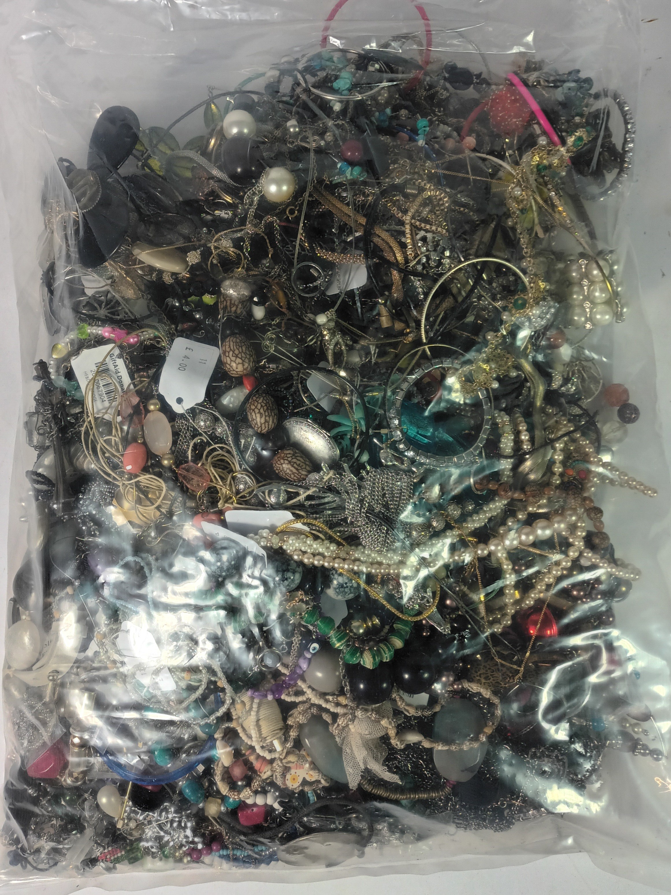 A collection of costume jewellery, approx 10kg weight.