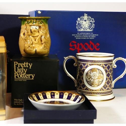 78 - A collection of ceramics, to include a Spode Golden Jubilee commemorative tankard, ltd edition 159/2... 