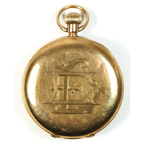 121 - Omega, a 9ct gold, keyless wind, open face ladies fob watch, London 1912, the signed movement number... 