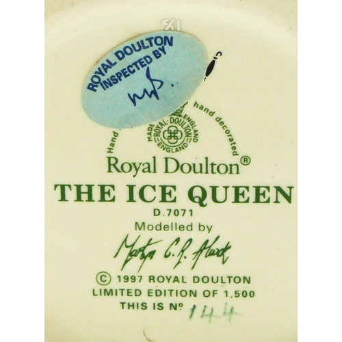 215 - Two Royal Doulton toby jugs, to include The Fire King, stamped D.7070, limited edition No 144 of 150... 