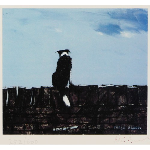 330 - Peter Brook, (1927-2009), Winter Sheepdog, limited edition print, 252/600, signed in pencil, 22.5 x ... 