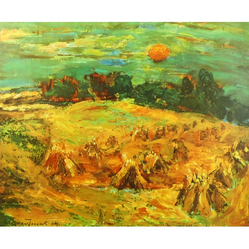 332 - Sir William MacTaggart, (1903-1981), Cornfields, limited edition print, signed in pencil, Fine Arts ... 