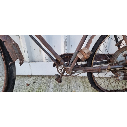 159 - c.1953/57 BSA Winged Wheel, 35cc, project. Registration number not registered. Frame number not foun... 