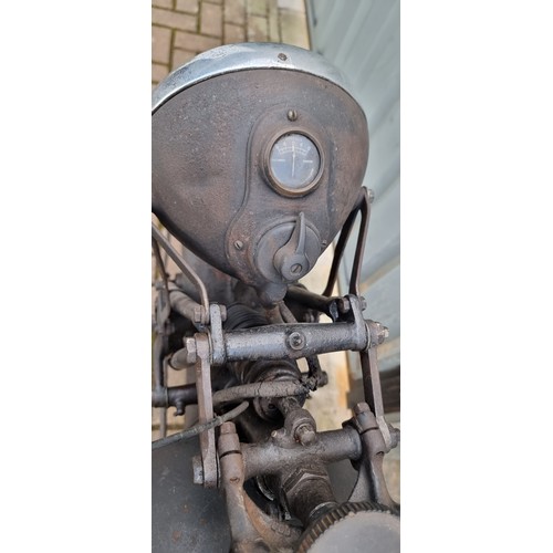 166 - c. 1937 Ariel Red Hunter, 500cc, project. Registration number DHY 20 (not recorded with DVLA). Frame... 