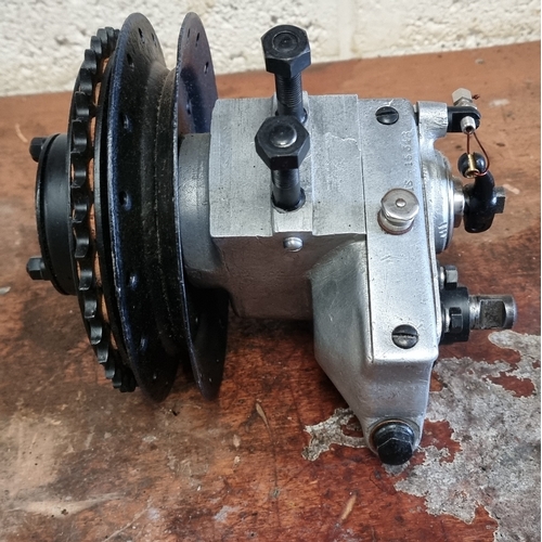 115 - A vintage/veteran Sturmey Archer gearbox, TS 15348, believed reconditioned, as used on a Levis.