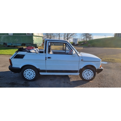 215 - 1992 Fiat 126 BIS Bosmal recreation cabrio, 704cc. Registration number J865 WTW. Chassis number ZFA1... 