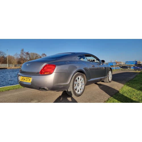 218 - 2004 Bentley Continental GT, 5998cc. Registration number LK54 OTV. VIN number SCBCE63W35C026621.
Eng... 