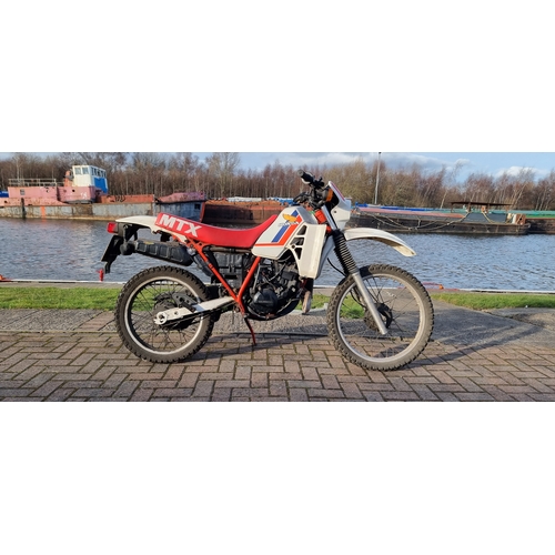 290 - 1986 Honda MTX200R, 193cc. Registration number C683 OCH (see text). Frame number MD 1008019. Engine ... 