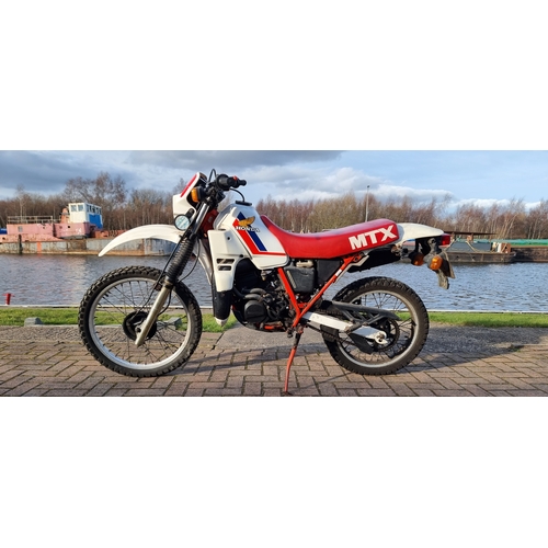 1986 Honda MTX200R, 193cc. Registration number C683 OCH (see text). Frame  number MD 1008019. Engine