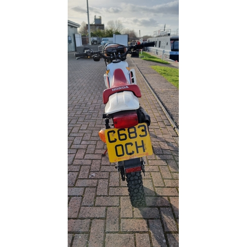 290 - 1986 Honda MTX200R, 193cc. Registration number C683 OCH (see text). Frame number MD 1008019. Engine ... 