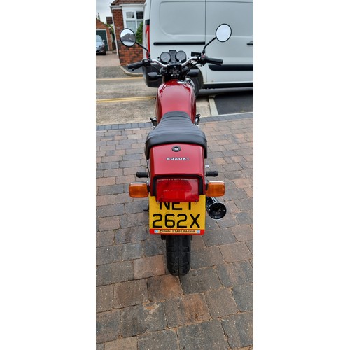 293 - 1981 Suzuki GS550E, 549cc. Registration number NET 262X. Frame number GS550E-145607. Engine number G... 