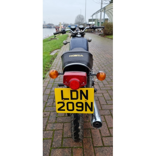 292 - 1975 Honda CB400-F, 408cc. Registration number LDN 209N. Frame number CB400F-108101. Engine number C... 