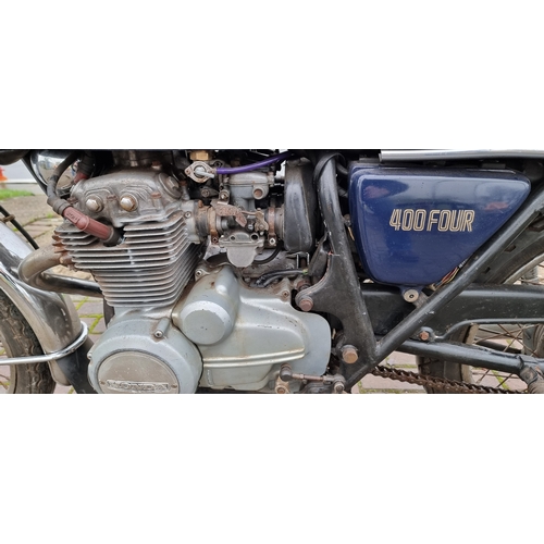 292 - 1975 Honda CB400-F, 408cc. Registration number LDN 209N. Frame number CB400F-108101. Engine number C... 