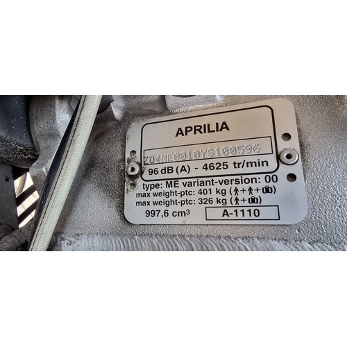 311 - 2000 Aprilia RSV Mille R, 997cc. Registration number W851 DWU. Frame number ZD4ME0010Y5100596. Engin... 