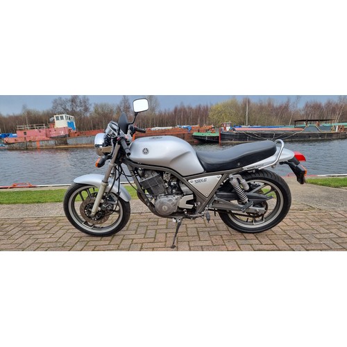 1988 Yamaha SRX600, 608cc. Registration number E785 LVA. Frame 