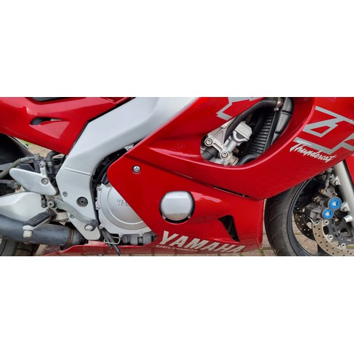 304 - 1999 Yamaha YZF 600R, 599cc. Registration number T81 KLF. Frame number JYA4TV00000043081. Engine num... 