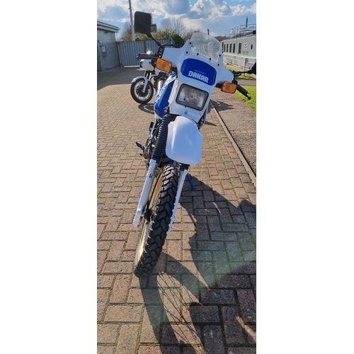 1989 Suzuki DR600 Dakar 600cc. Registration number F532 JUE