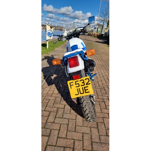 291 - 1989 Suzuki DR600 Dakar, 600cc. Registration number F532 JUE. Frame number SN41A 124035. Engine numb... 