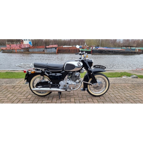 281 - 1964 Honda CA72, 250cc. Registration number JMH 83B. Frame number 103797. Engine number 103777.
Know... 