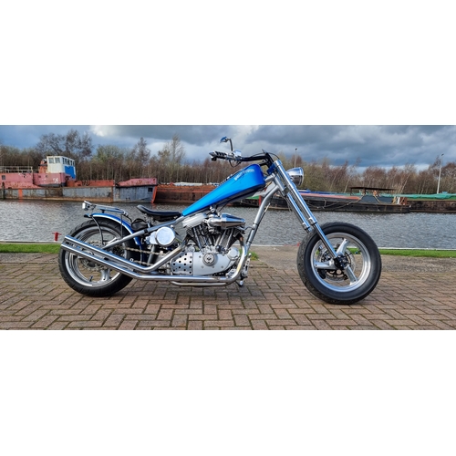 283 - 1985 Kawasaki/Harley Davidson Chopper, 1200cc. Registration number Q794 JKN. Frame number KZT10A-001... 