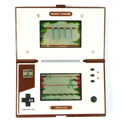 90 - A Nintendo Game & Watch (Donkey Kong II) multiscreen handheld game (serial No 45689838)