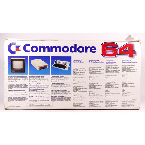 99 - A Commodore 64 personal computer (serial No MB5 062320E), with power lead, original packaging