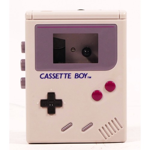 116 - A Cassette Boy, by Mani, a portable cassette player in the form of a Nintendo Game Boy (missing batt... 