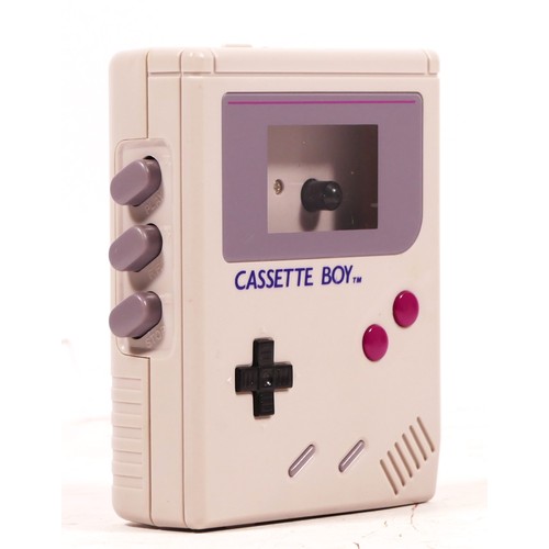 116 - A Cassette Boy, by Mani, a portable cassette player in the form of a Nintendo Game Boy (missing batt... 