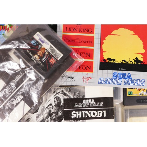 128 - Twenty One Sega Game Gear game cartridges, loose, to include Super Monaco GP, Mickey Mouse Castle Of... 