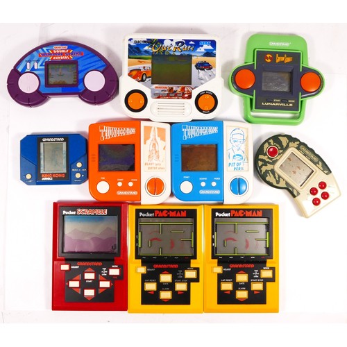 139 - Ten electronic handheld games by Grandstand, to include Thunderbirds Blast Into Outer Space, Thunder... 