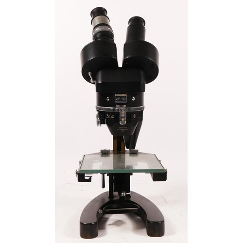 160 - A Cooke Troughton & Simms Ltd microscope (serial No M602233)), assigned to the Leeds University Bota... 