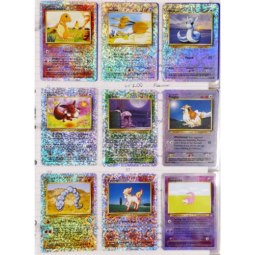 238 - A album of approximately 400 Pokémon cards, to include 79 of 113 of the Neo Destiny collection (1995... 